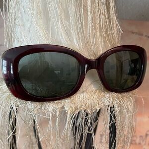 Beausoleil Paris Hand Made In France Rich Oxblood Frames With Sunglass Lenses